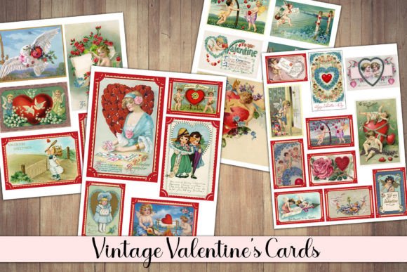 Authentic Vintage Valentine Cards
