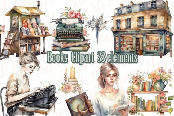 Bookworm Reading Clipart: The Ultimate Book Lover Gift