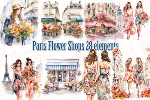 Elevating Your Creative Projects with Flowers Market Clipart and Flower Shop PNG Assets