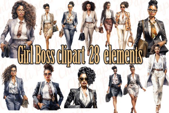 Elevating Your Creative Projects with Girl Boss and Lady Boss Clipart