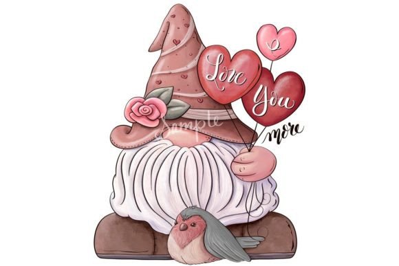 Evaluating I Love You More Valentine Gnome Clip Art for Creative Projects