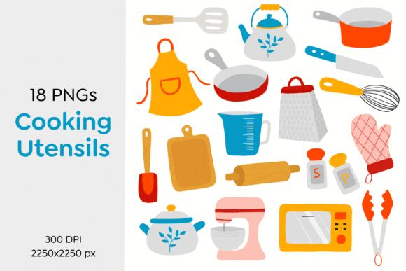 Mastering Your Designs with High-Quality Cooking Utensils PNG Clipart