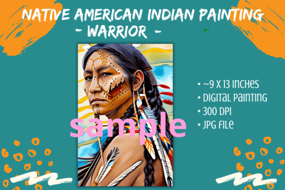 Native American Indian Warrior Art