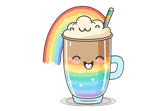 Understanding the Appeal and Practical Uses of Kawaii Rainbow Coffee Pride Designs