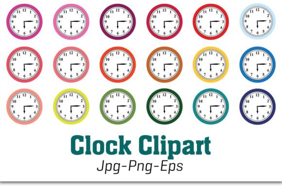 Wall Clock Clipart Vector: A Designer’s Essential