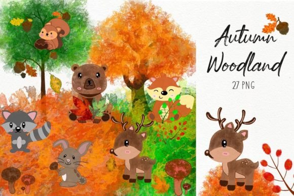 Watercolor Autumn Animals: A Guide to High-Quality Digital Assets for Creative Projects