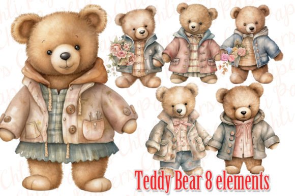 Watercolor Teddy Bears Clipart: A Vintage Guide for Creators